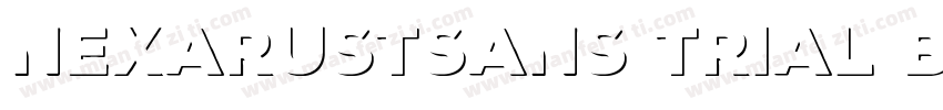 NexaRustsans trial black2字体转换